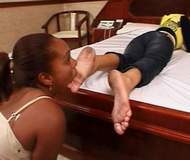 female foot story tickling