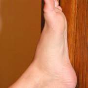 teen female foot