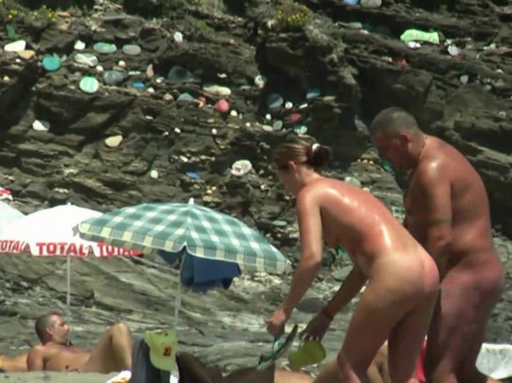 Nude beach public nudity