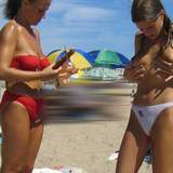 nude girls on the beach