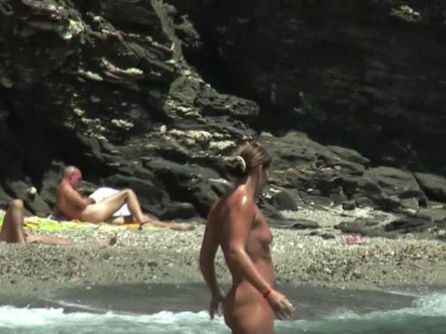 Beach group nudist sex