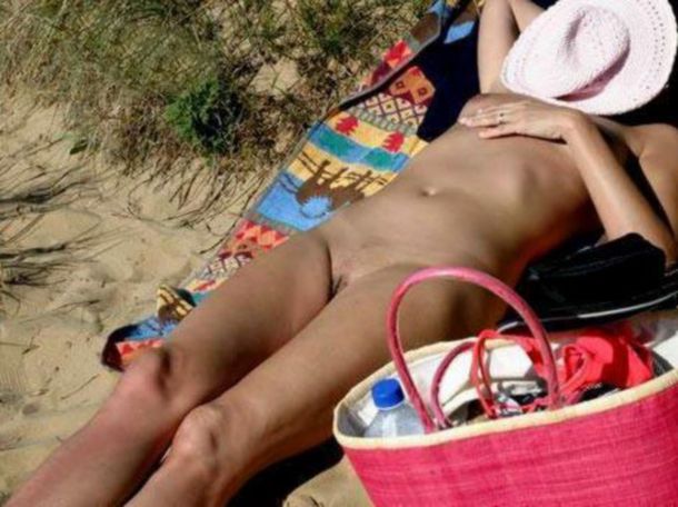 Beach hot naked teen