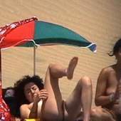 free nude beach video