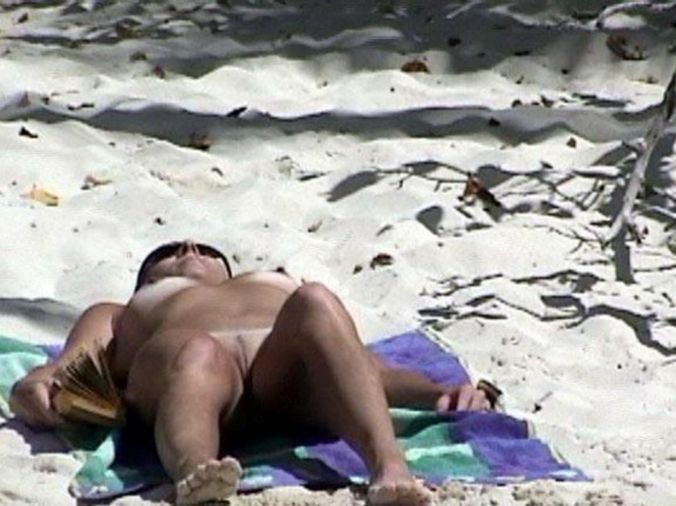 Topless beach movie